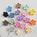 Cute Daisy Girls Hawaiian Floral 3.5cm Hair Accessories Clamp Hair Clips Matte Plastic Mini Tropical Flower Hair Claw for Kids