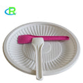 Customize Packaging Compostable Corn Starch 8 Inch Disposable Party Plate Factory Price