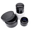 High Quality Low Price Black Glass Cream Jar 30g 50g 100g Black Glass Custom logo Empty Cosmetic Packaging Jar