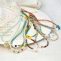 Fairy Temperament Color China Wholesale Healing Crystal Bead  Beaded Necklace Women Pearl Clavicle Chain