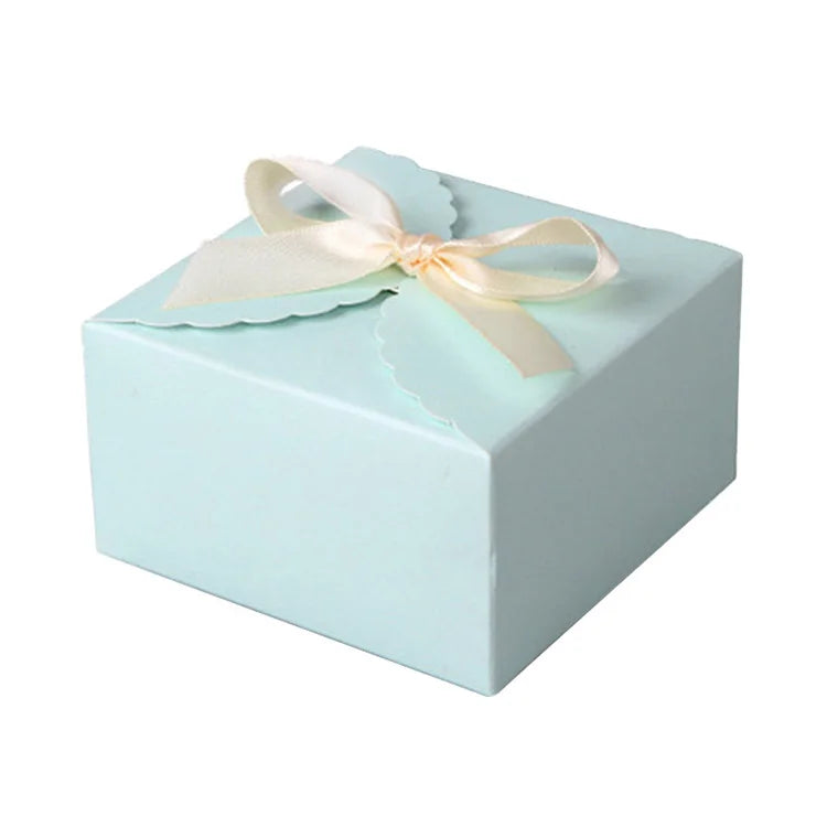 UV Advantage Paper Wedding Candy Gift Box for Guests Bride and Groom Design with Embossing for Face Cream and Candy