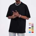Wholesale Bulk 210 220 250 300 Gsm Oversize-T Shirt for Men Cotton Oversized Unisex Blank Plain High Quality 100% Cotton T Shirt