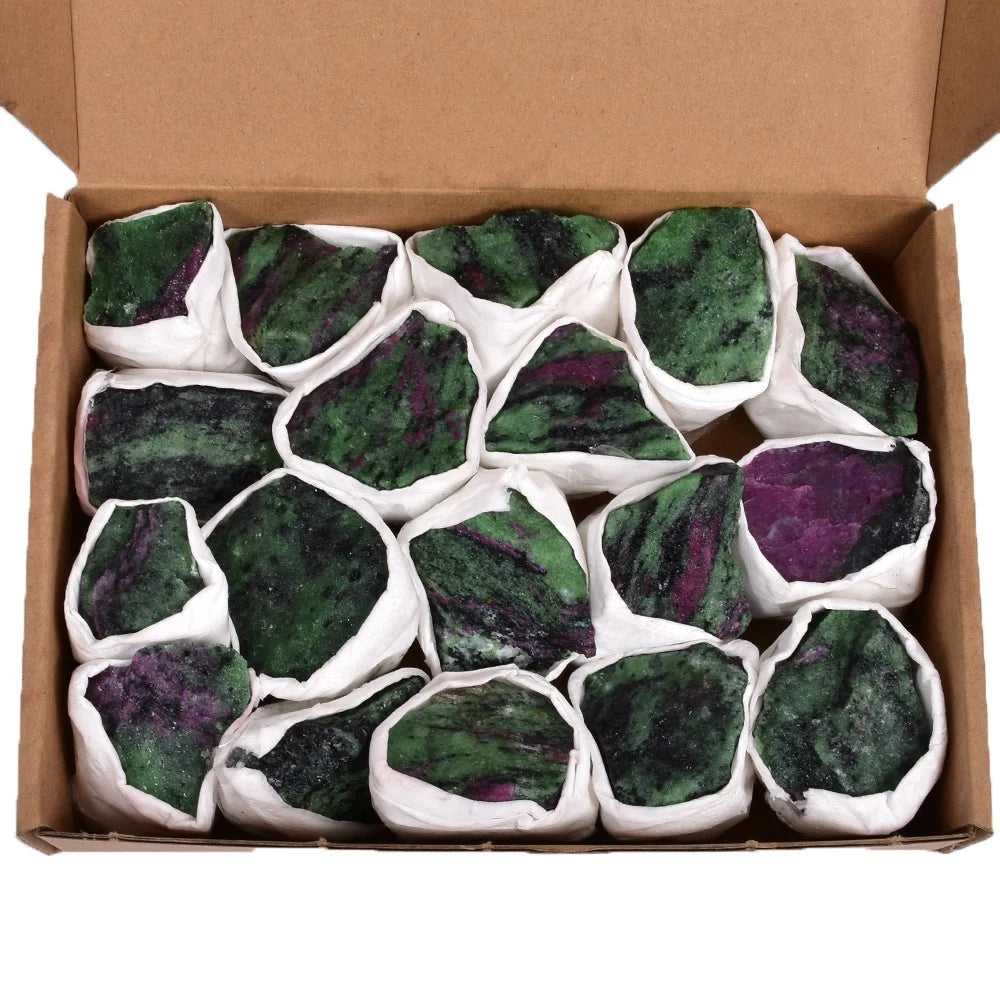 Wholesale Crystal Minerals Natural Quartz Epidote Rough Raw Stone for Chakra Healing Products Box Set MegaBDM