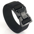 Men's Customized Elastic Wear-Resistant Nylon Tactical Belt New Automatic for Buckle Wholesale Fabric Belts
