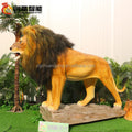 Artificial Mechanical Life Size Animal Animatronic Lion for Museum