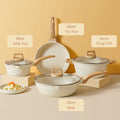 Maifan Stone Coating Nonstick Pots and Pans Kitchen Aluminum Kitchenware Cooking Pot Set Non Stick Cookware