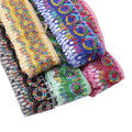 Diy Clothes Accessory Sewing Ethnic Trimming Mesh Fabric Organza Lace Embroidery Costume Water Soluble Sequined Beaded Trims