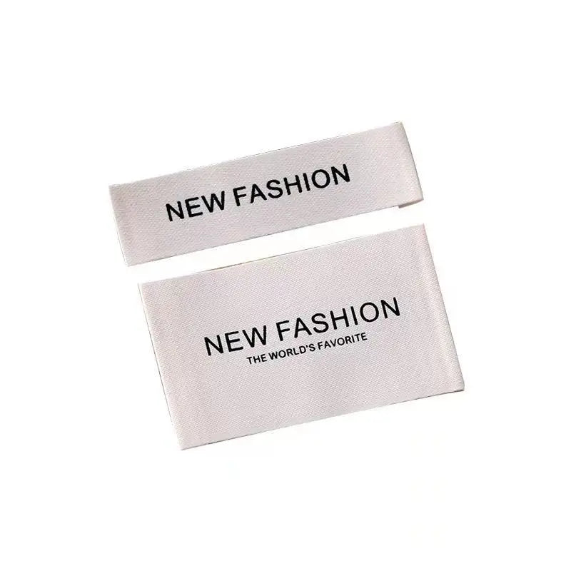 Custom Cloth Label Custom Woven Side Label Trademark Marks Customized Clothing Label Spot Design