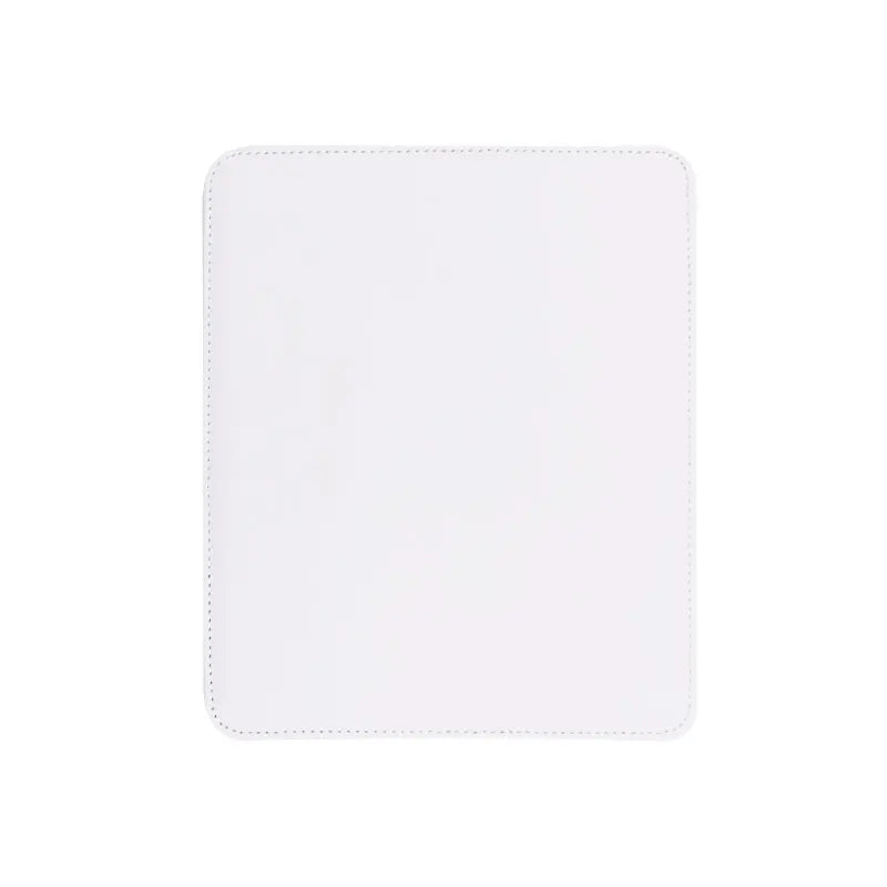 Anti-Slip Sublimation White Mouse Pad Custom PU Leather Pad for Computer Factory Wholesale Blank PU Leather Mouse Pad