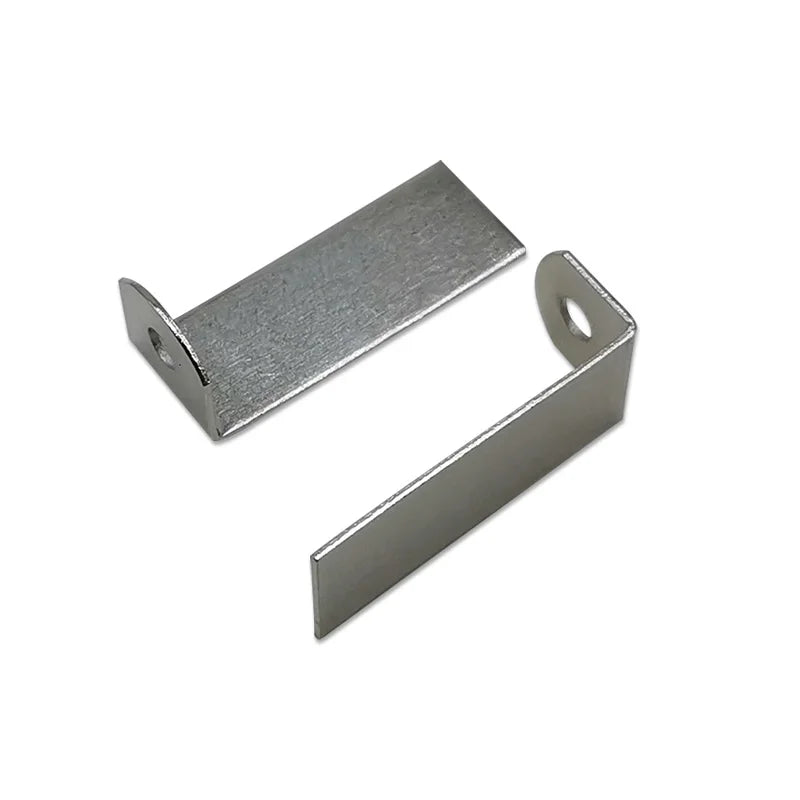 Heavy Duty Iron 11x29mm Universal Silver Zinc Plated L-Shaped Right Angle Triangle Bracket Connector for Wood Frame