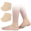 Toeless Gel-Lined Sports & Comfort Insoles Spa Socks with Moisturizing Heel Insert for Dry Heels & Plantar Fasciitis Treatment