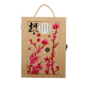 Custom Painted Wooden Mooncake & Pastry Gift Packing Box Chinese Feature Wood Crafts for Wall Signs or Storage