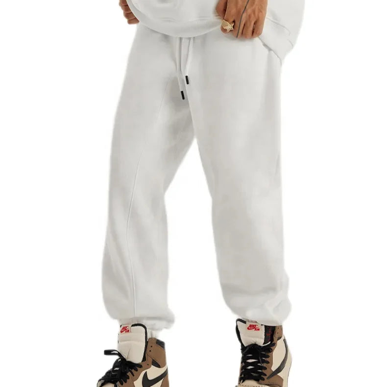 FORMLESSNESS Men's Athletic Long Pants Hot Selling Cotton Sweatpants Low Price Loose Fit Mid Waist Flat Front Made in China