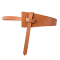 Wholesale Custom Coat Suit Belt for Women Designer Retro Ladies Knotted Decoration Pu Artificial Leather Belts