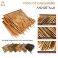Free Tools Wholesale Eaves Thatch Plastic Synthetic Roofing Thatch