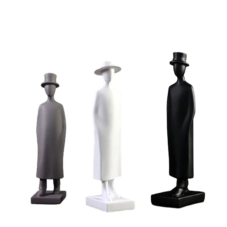 Modern Style New Design Character Shape Epoxy Resin Crafts Statue Stylish Resin Decoration