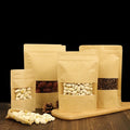 New Design Compostable Biodegradable Kraft Paper Packaging Bags Zipper Stand Pouch for Food Sugar Enhanced Search Engine