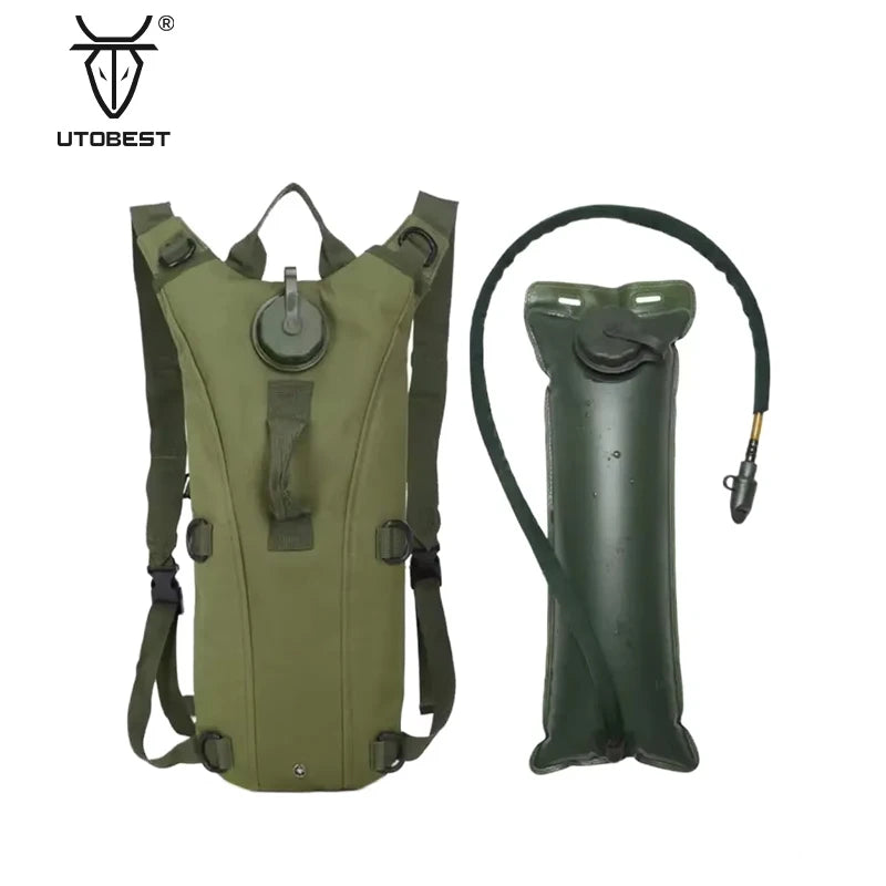 Hot Sale Men/Women Hydration Backpack Best Seller Oxford Camo Bag for Hiking Climbing & Travel 3L Water Bladder Capacity