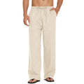 Custom Cotton Fleece Track Baggy Men Stacked Men's Flat Pants Loose Street Custom Screen Printing logo Flat Sweatpants