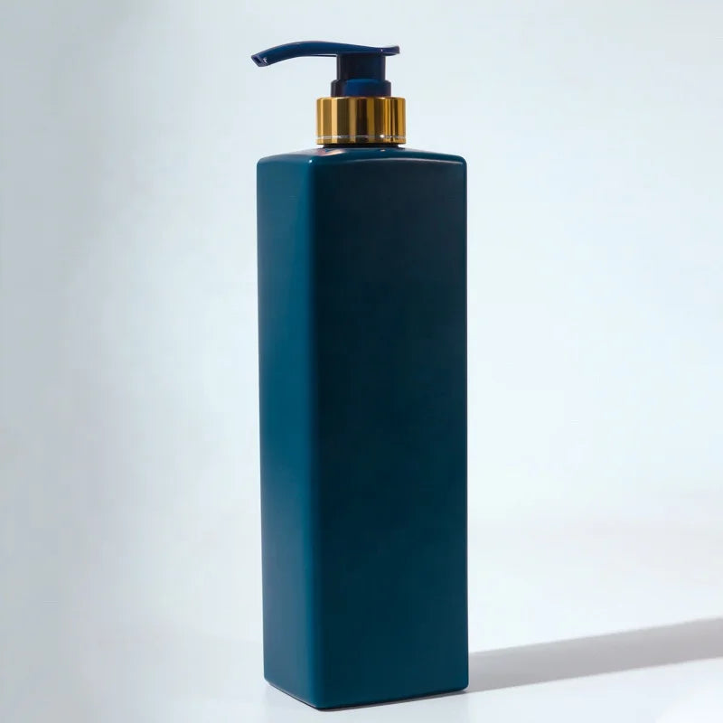 Blue Shower Gel Bottle Body Wash Shampoo Bottle 250 ml Bottles Shampoo