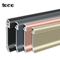 TOCO Easy Install LED Skirting Board Illuminated Aluminium Profile Strip Lighting Channel Trim Durable Aluminum Alloy Material