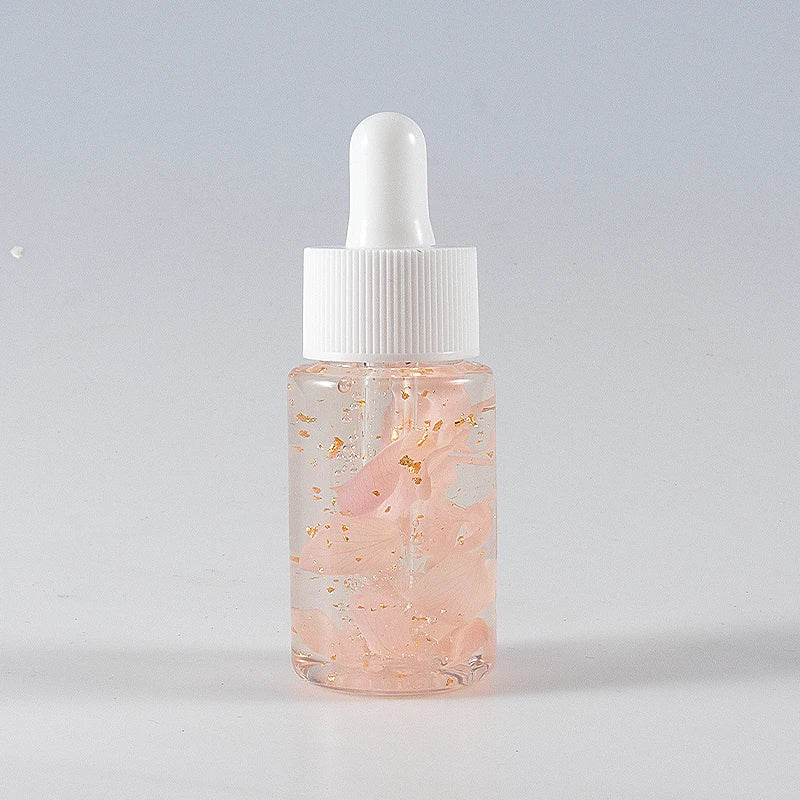 Private Label Gold Rose Petal Serum Organic Deep Hydrating and Moisturizing 24k Gold Serum for Face Care
