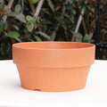 Dia.12.5cm Round Plastic Imitated Clay Flower Pots Succulent Planter Flowerpots Plastic Clay Pot