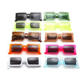 Hot Selling Personalized Square Frame Shades Female Women Sun Glass Small Rectangular Sunglasses