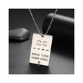 Blessing Design High Quality Stainless Steel Jewelry Bring Them Home Now Chain Jewish Hebrew Israel Necklace
