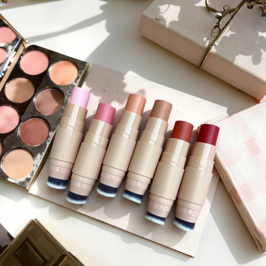Wholesale Private Label Mineral Monochromatic Multi Stick Luxuriously High Pigment Creamy Smoothly Moisturizing Vegan Cruelty