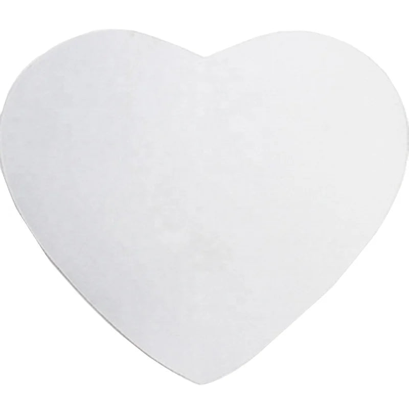 MP-013 20*0.2 CM Photo Frame Sublimation Blank Heart-Shaped Mouse Pad Wholesale Advertising Custom Mouse Mat Photo Frame