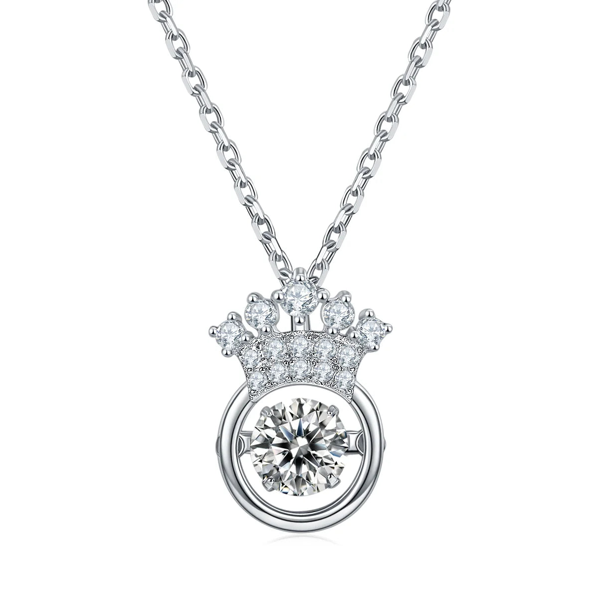 Good Quality Factory Directly Beautiful Moissanite Pass Tester Gold Necklace Women for Women Jewelry Gift