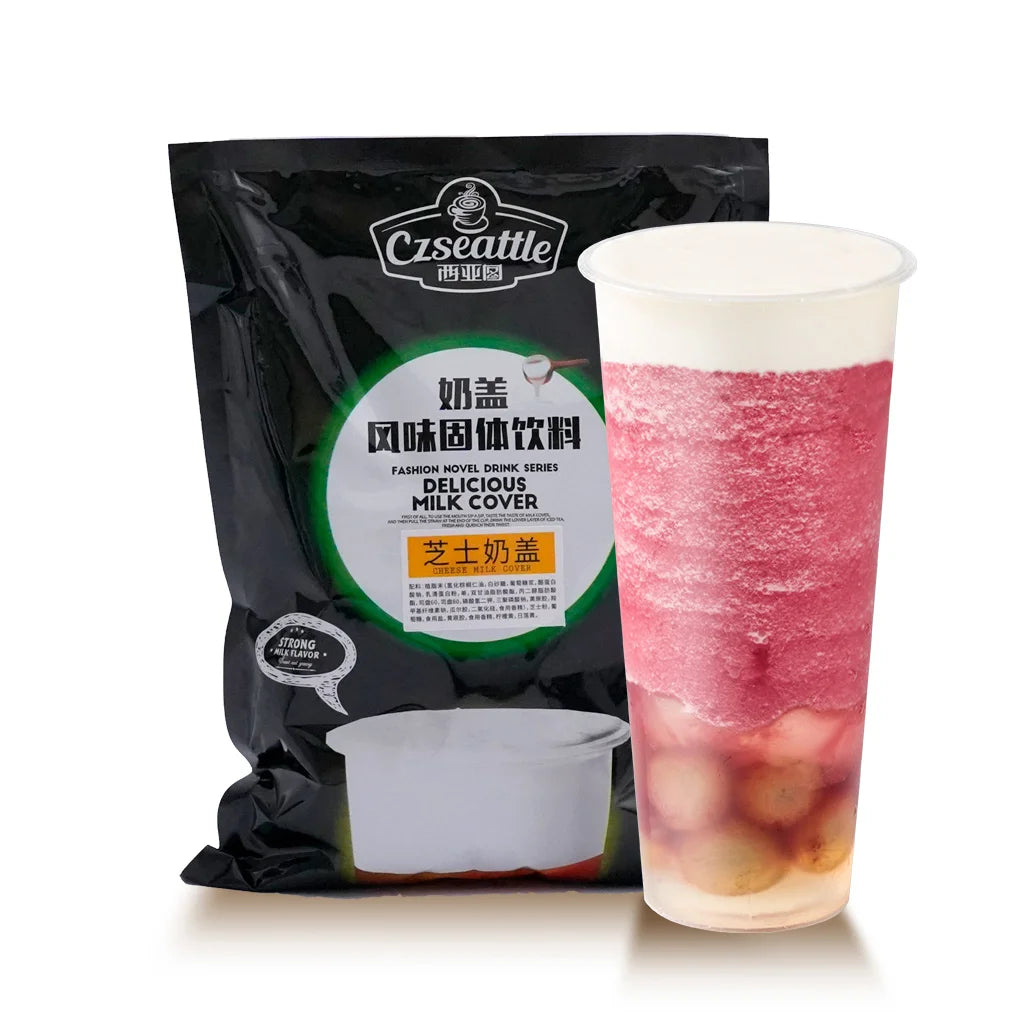 Czseattle Cheese Milk Cover Powder Cheese Flavor Milk Cover for Milk Tea Boba Tea Bubble Tea Topping