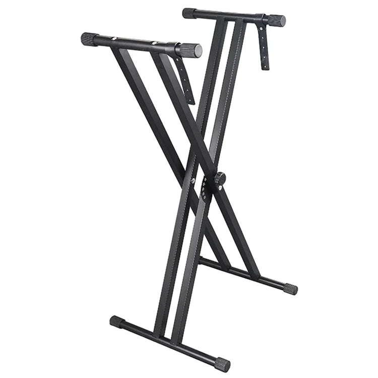 Factory Custom Music Adjustable X Support Keyboard Stand - Professional Double Folding Stand for Convenient Use