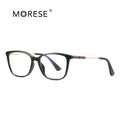 Model 2057 Stock Animal Print Full Rim Rectangle Blue Light Blocking Glasses Eyeglasses Frames for Adults Daily Wear