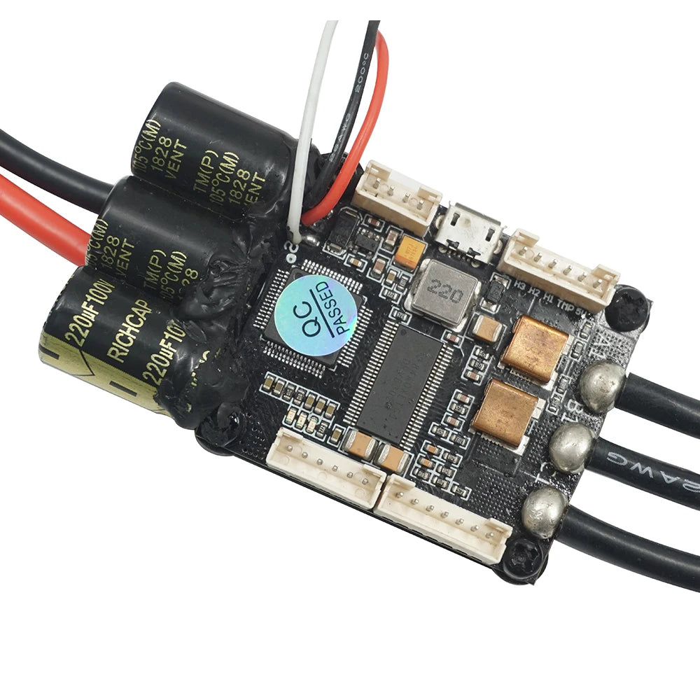 Flipsky Hot Sale 50A Mini FSVESC4.20 Aluminum Anodized Heat Sink Skateboard ESC Speed Controller 5V/1.5A BEC CE ROHS Certified MegaBDM