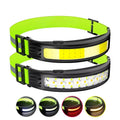 COB Sensor  Built in Battery Fishing Headlamp Rechargeable 6 Modes Head Torch Outdoor Camping Flashlight Headlight