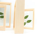 Ready to Ship ACASA ARTO Photo Frame Pine Wood Square Modern Double Sided Glass Artwork Pressed Flower Display Shadow Box (6x6)