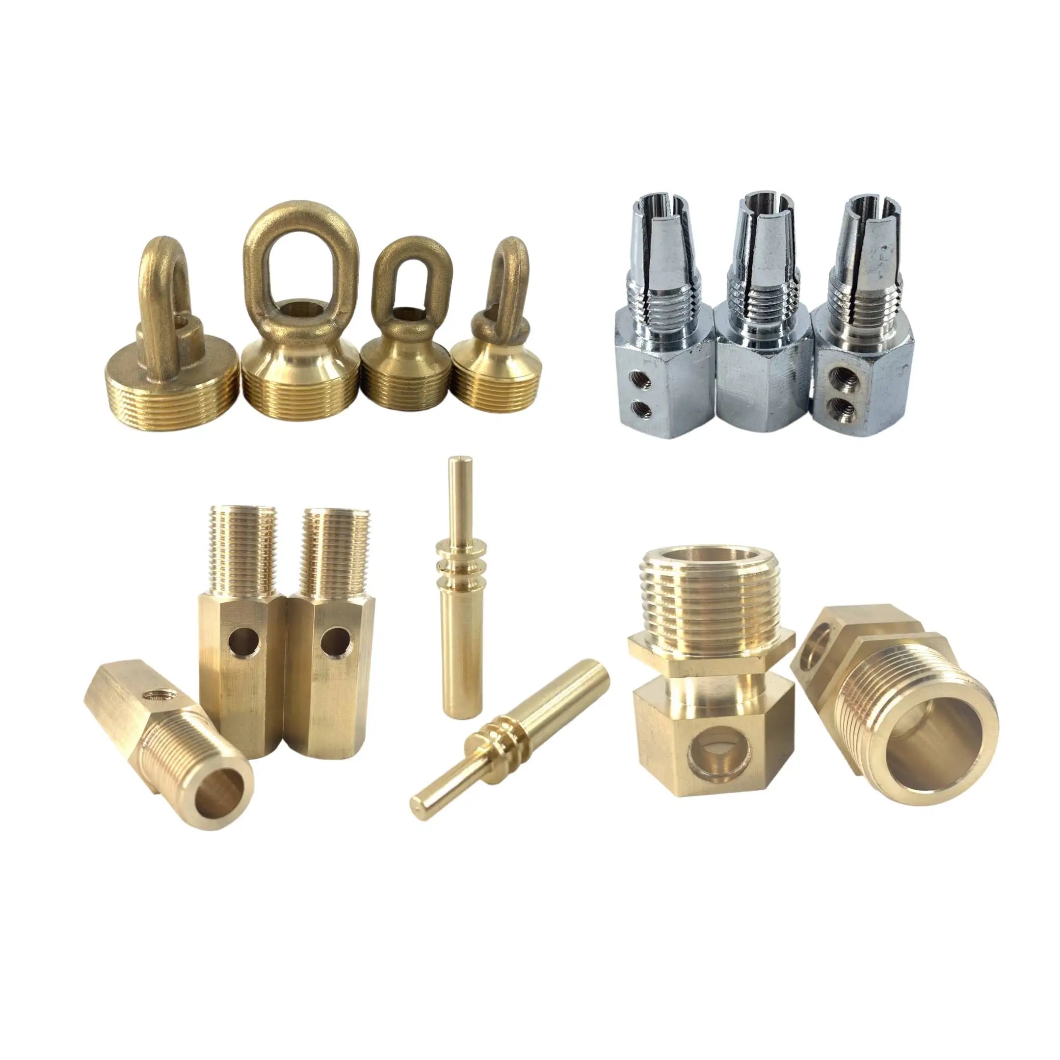 Custom cnc machining service brass turning part Stainless Steel shaft part high precision cnc machining
