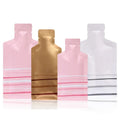 Unique Shaped Aluminum Foil Laminated Plastic Heat Sealable Cosmetics Packaging Small Mini Sample Sachets