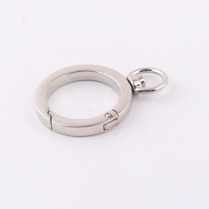 Alloy Metal Bag Round Spring O Ring Buckle Snap Hook