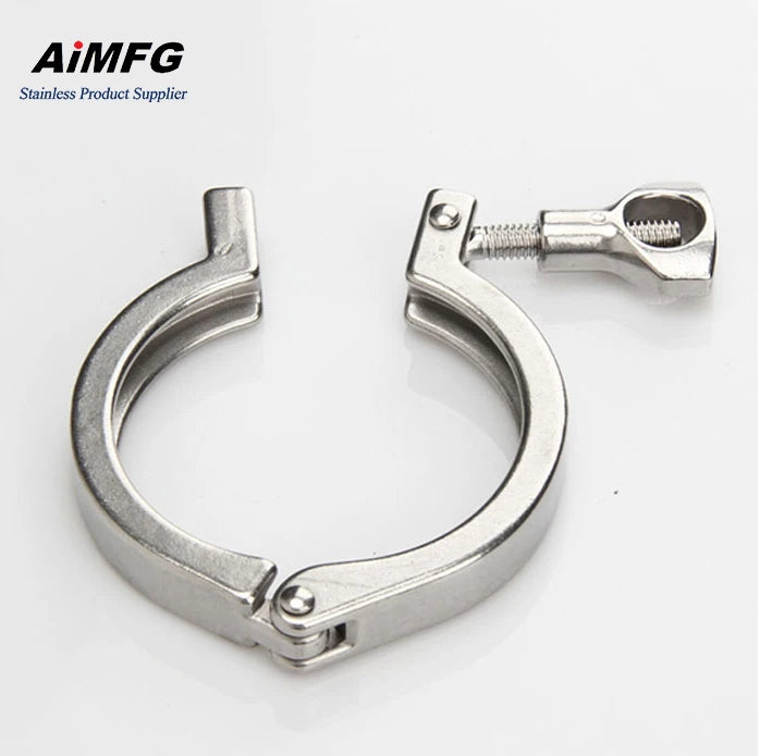 China Wholesale Price Heavy Duty Stainless Steel 304 Sanitary Tri Clover Clamp 1.5'' Size Food Grade Pipe Fittings