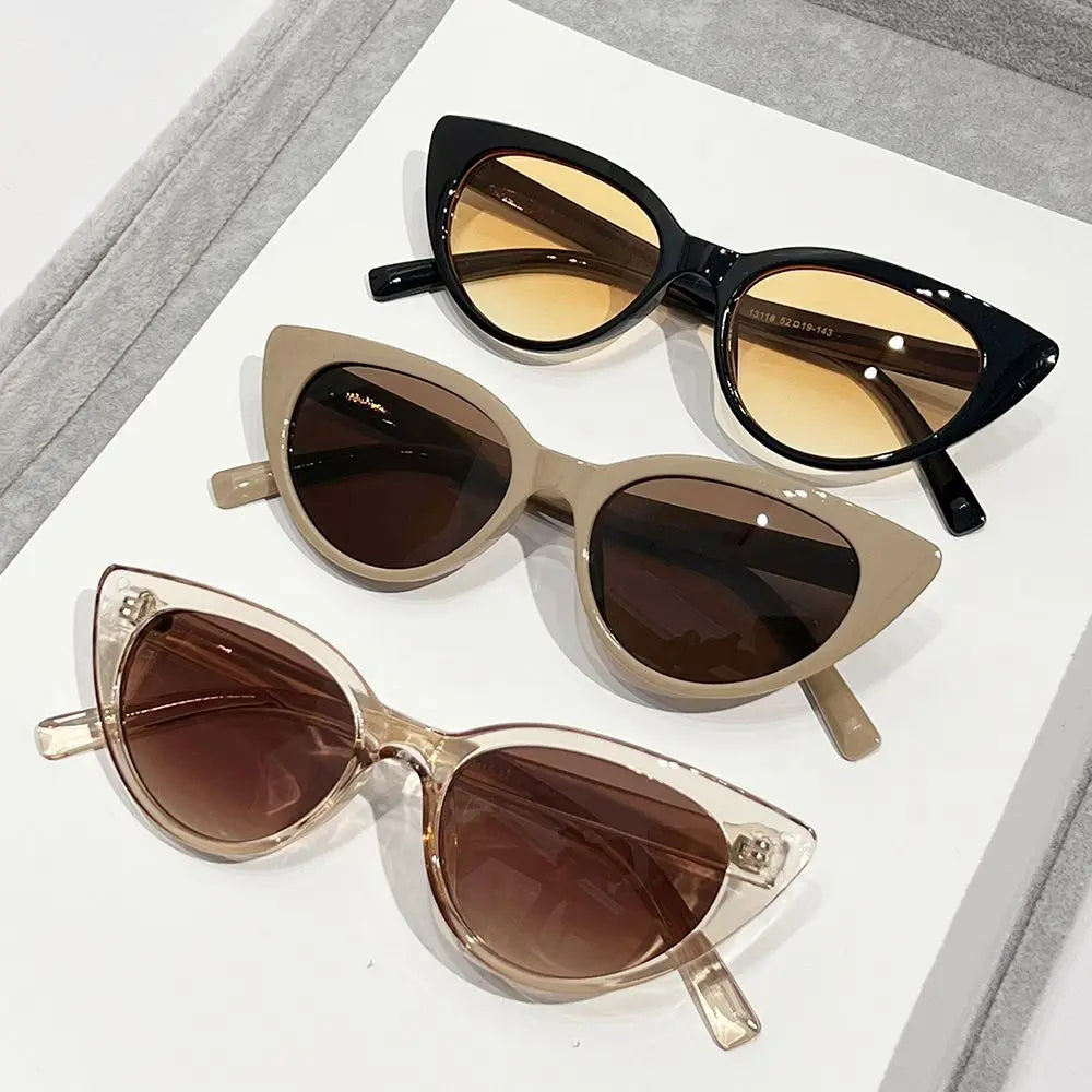 LBAshades 50333 New Cat Eye Shades Retro Classic Sunglasses Thin Leg Sunglasses Wholesale Lentes De Sol