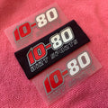 Low MOQ Tagless Iron on Transfer StickerUV Proof Brand Thermal Transfer Sticker for Sport Wear