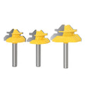 45 Degree Lock Miter Router Bit 6.35/8/12/12.7mm Shank Carbide Woodworking Tenon Milling Cutter CNC Wood Drilling Tool OEM