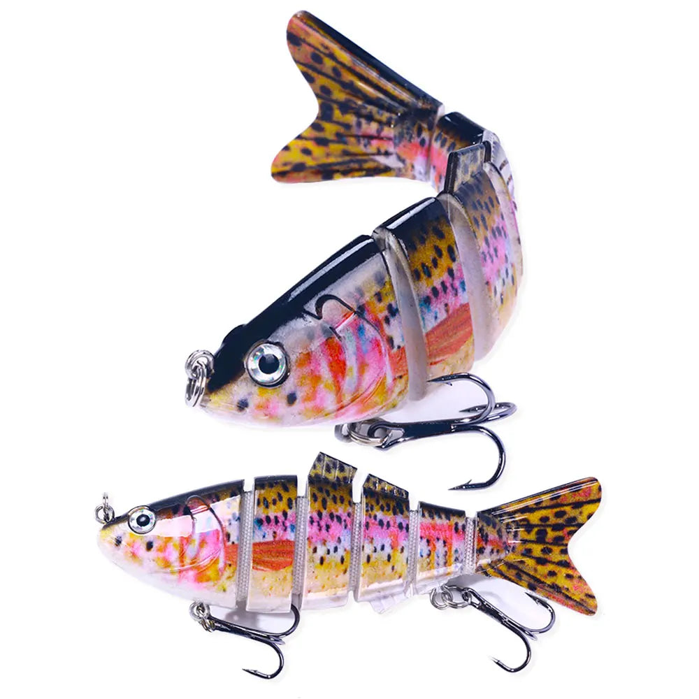 HENGJIA Wholesale New Hot Selling Multi-jointed Fishing Lure 6 Sections HENGJIA Lure JM061