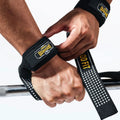 Hard Pull Power Straps for Strength Training Wrist Support Bands with Silicone Weight Lifting Straps