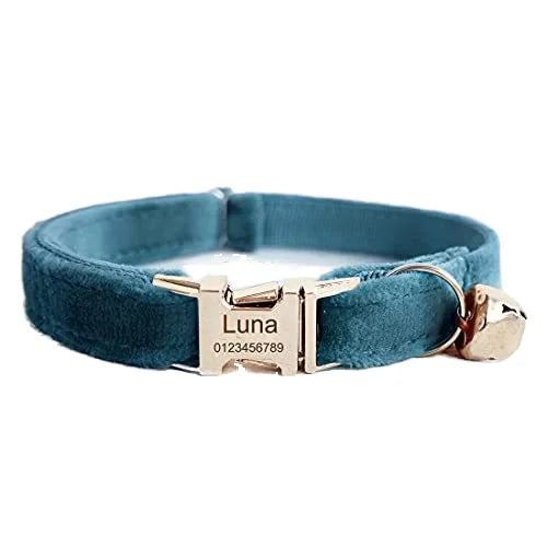 New Products 2024 Unique Dog Collar Luxury Colorful Dog Collar Fancy Dog Collars Classic Green Series Soft Velvet Pet Necklaces