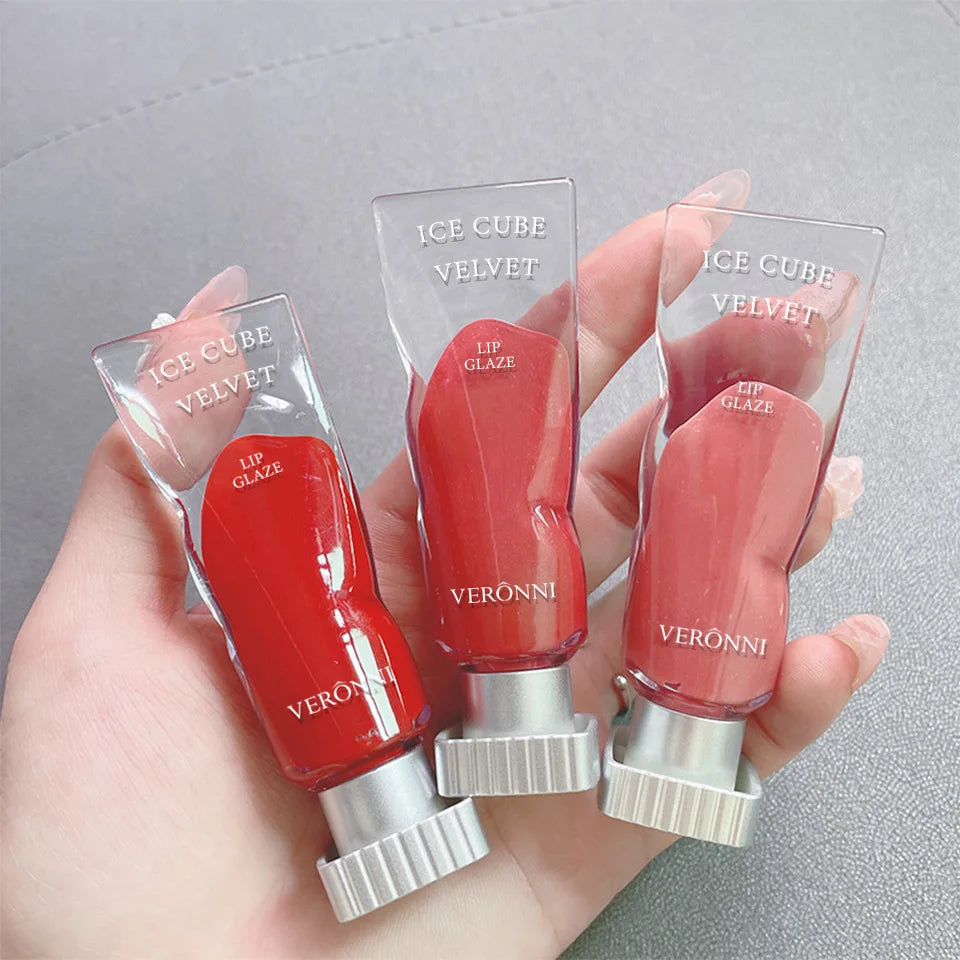 VERONNI 6 Color Lip Makeup Lipgloss Waterproof Matte Liquid Lip Gloss