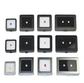 Showcase Metal Gem Stone Case With Transparent Window Diamond Display Box Storage Box Tray Props